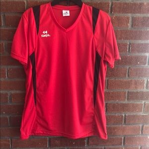 Kaepa Red v - neck men’s tee